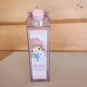 Hot Topic Fruits Basket Sanrio Hello Kitty Friends Kawaii Rare Water Bottle 8.5"